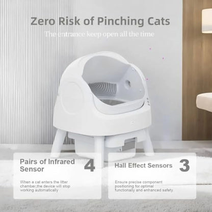 Ultimate Multi-Cat Self-Cleaning Litter Box